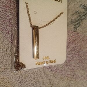 Gold Stainless Steel Necklace